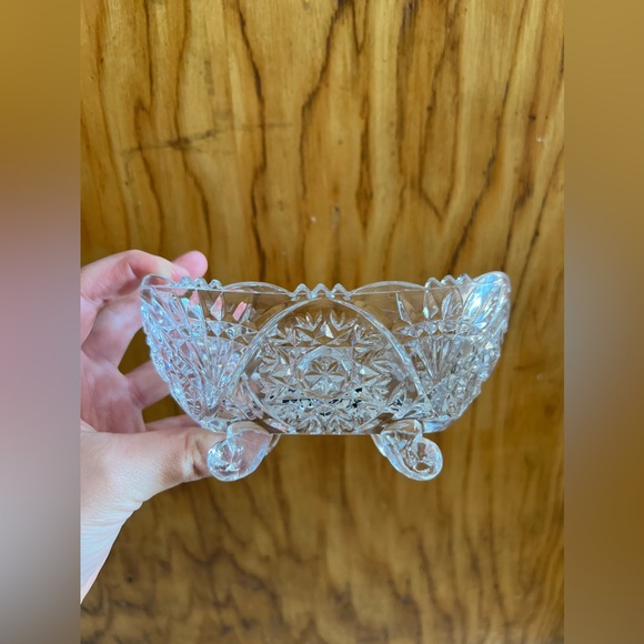 Crystal Footed Candy Dish - Picture 1 of 2